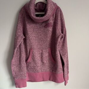 Roots Girls Pink Cowl Neck Sweater